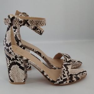 Brand New! Yoki Snake Skin Heels